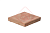 Тротуарная плитка Ромб гладкий 2Д (коричневый) 330*190*45 мм