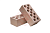 Кирпич силикатный облицовочный утолщенный пустотелый "Кремовый" купить по низкой цене в Тюмени