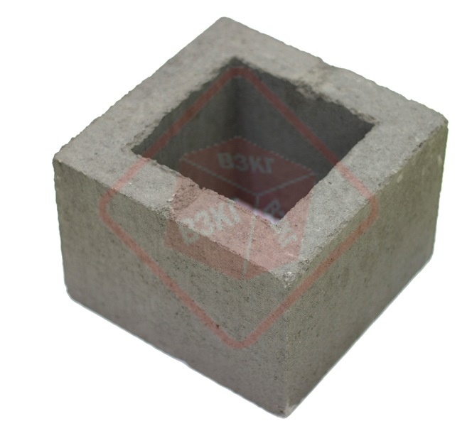 Вентиляционный блок (бетонный) (220х220х160)(однопустотный)