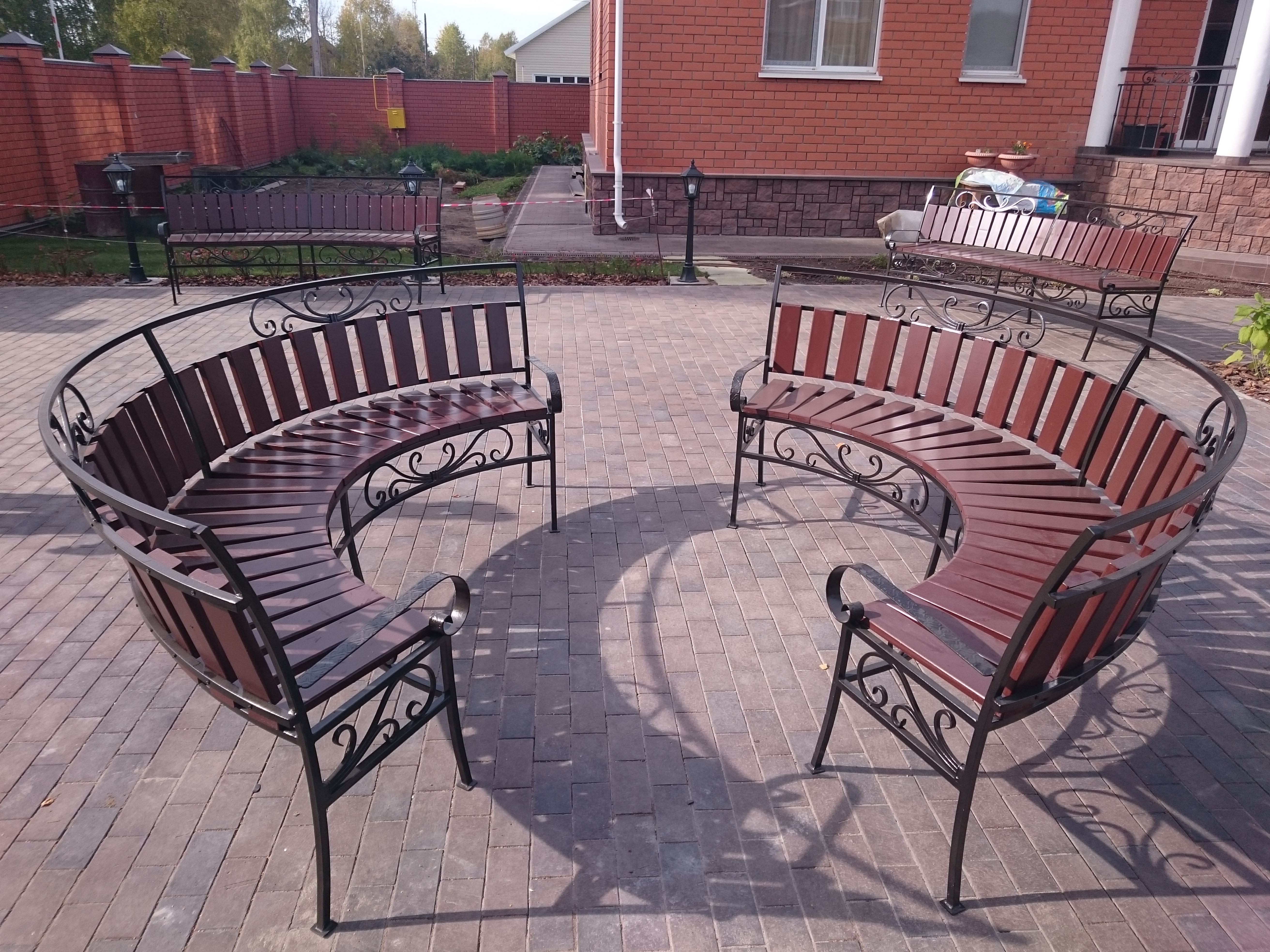 Кованые скамейки