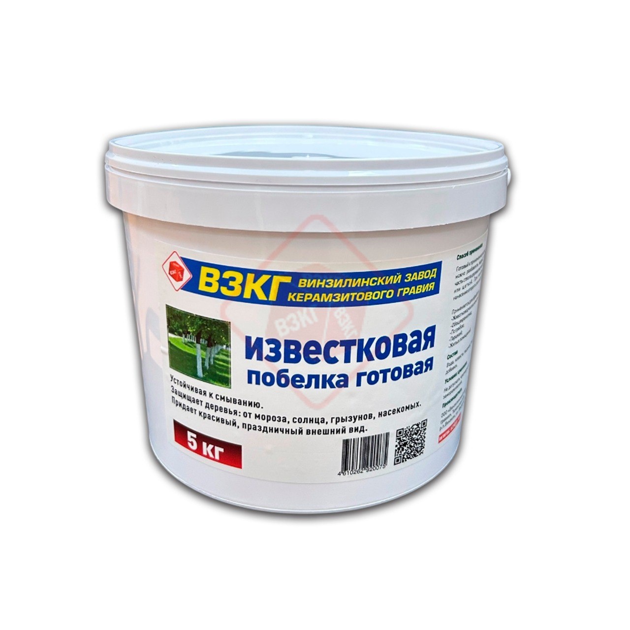 Известковая побелка готовая ведро 5 кг купить по низкой цене в Тюмени