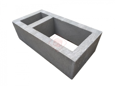 Вентиляционный блок (бетонный М75) (640х330х160)(двухпустотный)