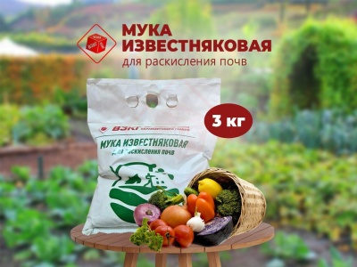 Мука известняковая доломитовая (3 кг) купить с завода