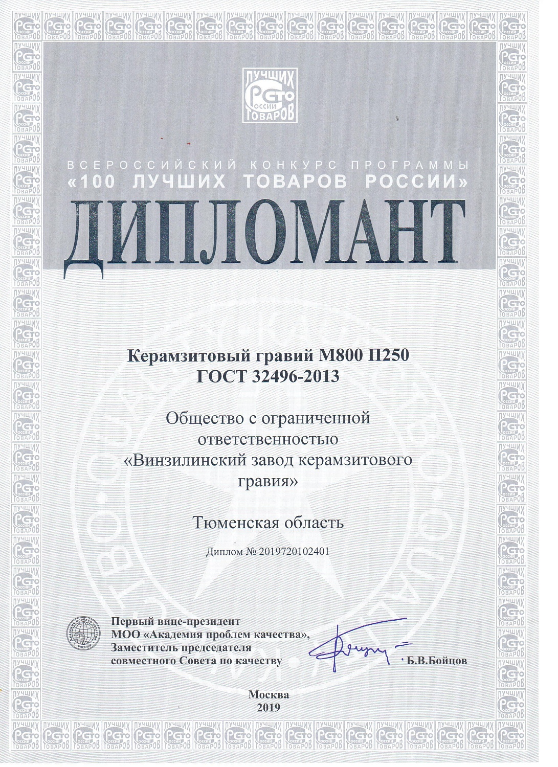 100 лучших товаров России